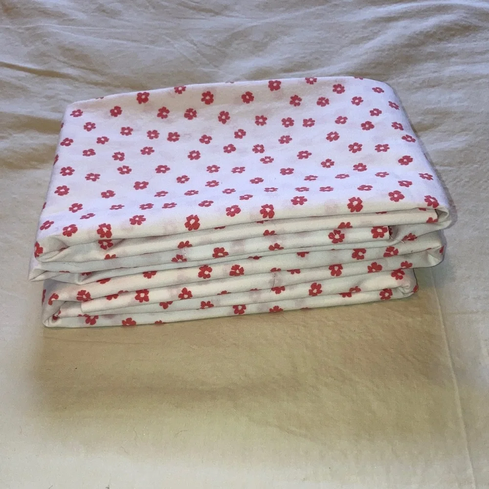 KATE SPADE New York Pink Daises Floral Pillowcase Cotton Standard Set of 2